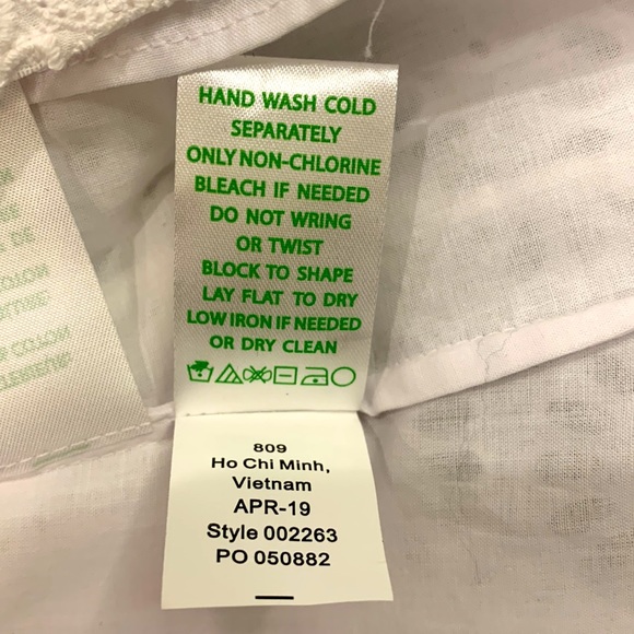 LILLY PULITZER DUSK RUFFLED TANK TOP RESORT WHITE SUNSHINE EYELET. Size L - Picture 8 of 10